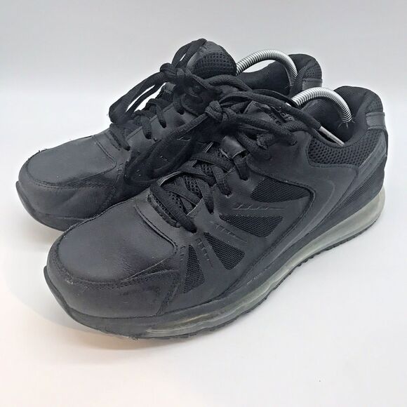 TredSafe Trevor Oil & Slip Resistant Work Shoes Men's 10 Black Lace Up Low Top - Picture 3 of 11